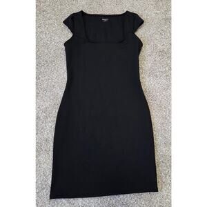 No Boundaries  Black Basic Short Sleeve Dress Size Small